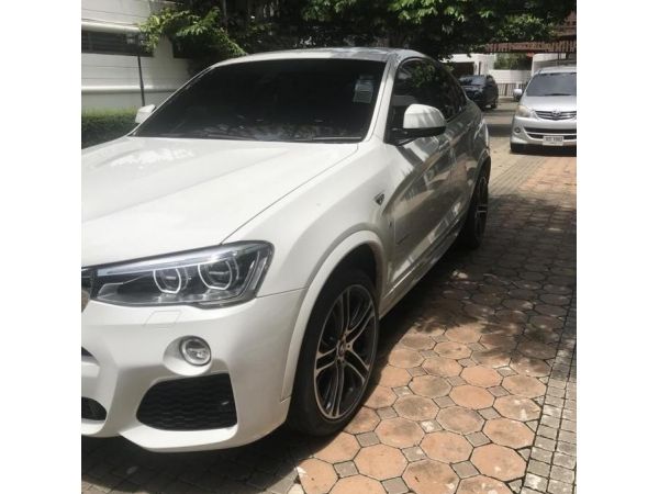 BMW X4 xDrive 20d M Sport 2018 White color. รูปที่ 2